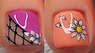 2 IDEAS DE UÑAS PARA DECORAR TUS PIES 🦶 😍💅