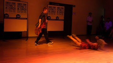 Luizinho Astral & Elena Zouk, show at Swiss zouk festival 2012-08-03 [HD]