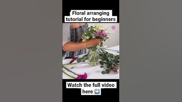 Flower Arranging for Beginners 🌸➡️