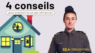 4 Conseils Pour Prévenir Le Vol Par Effraction Sqtv Prévention