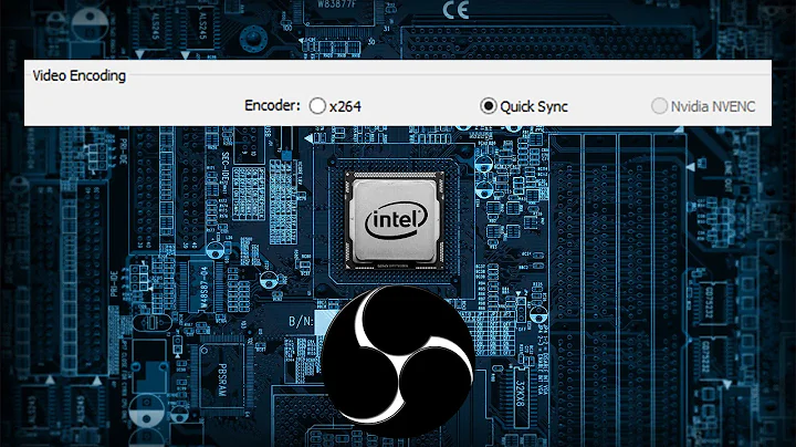 How to Enable Quick Sync Encoder OBS [Intel CPUs Only]