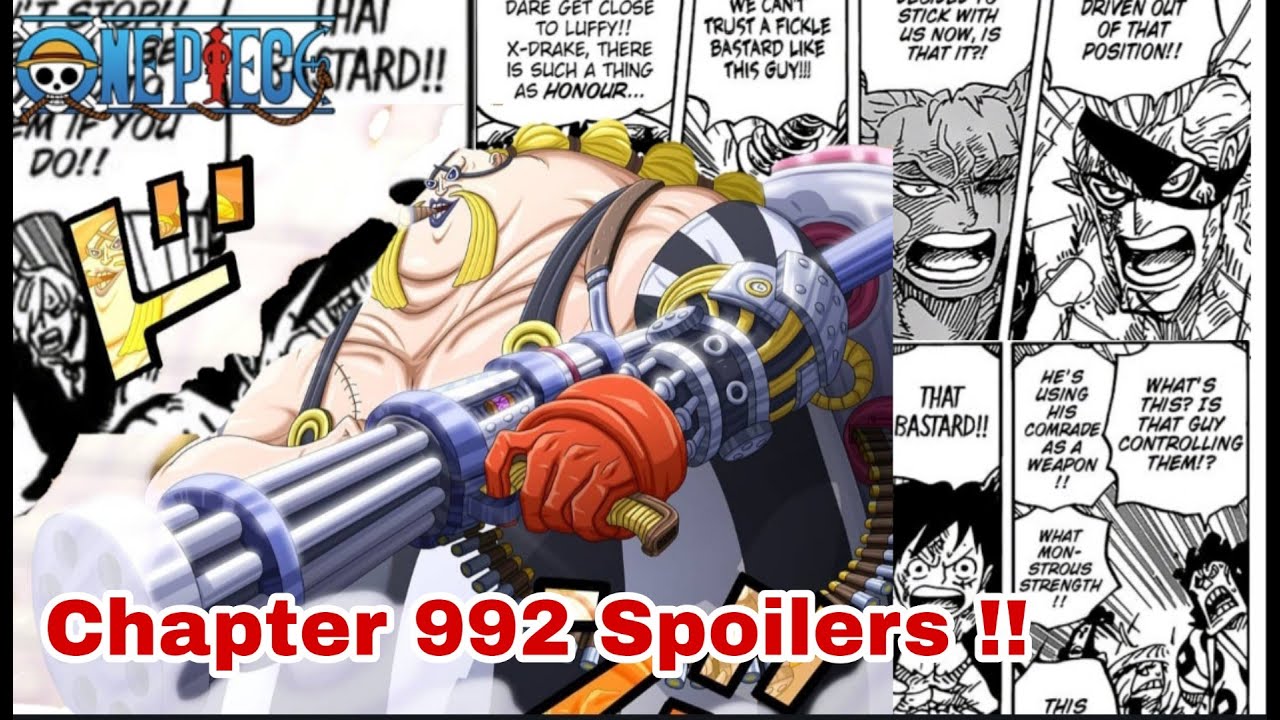 One Piece Chapter 992 Spoilers Release Date Youtube