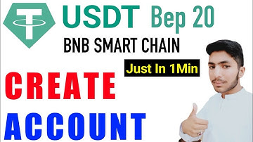 Create usdt bnb smart chain wallet || usdt bep 20 wallet kaise banaye || usdt bep20 account create