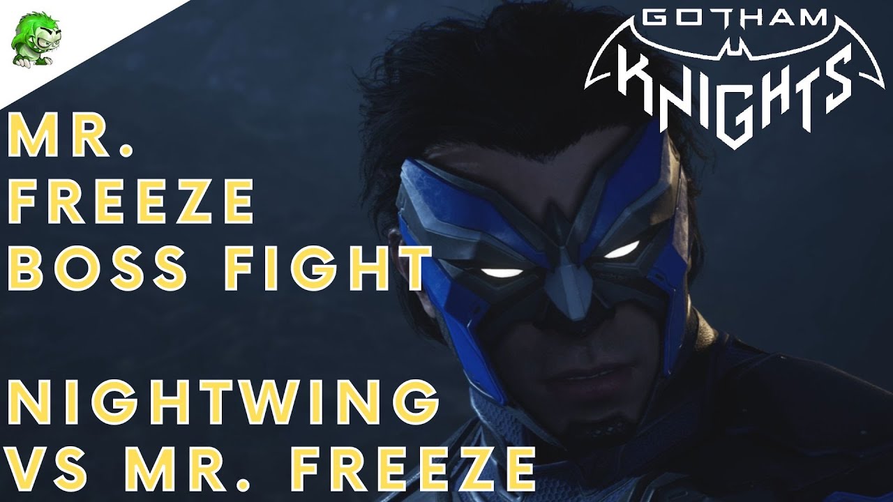 Gotham Knights Mr. Freeze Boss Fight [Nightwing defeat Mr. Freeze]