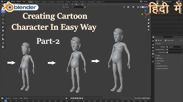 Blender | Creating Cartoon Character | Hindi | Easy | Part- 2
