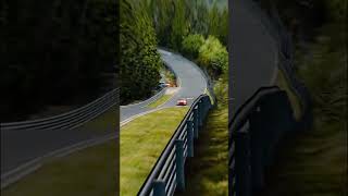 Flying Cars at Nürburgring! 😱 #RacingJumps #NissanGTR #FormulaRacing #Nurbur #CarShorts #RacingGames