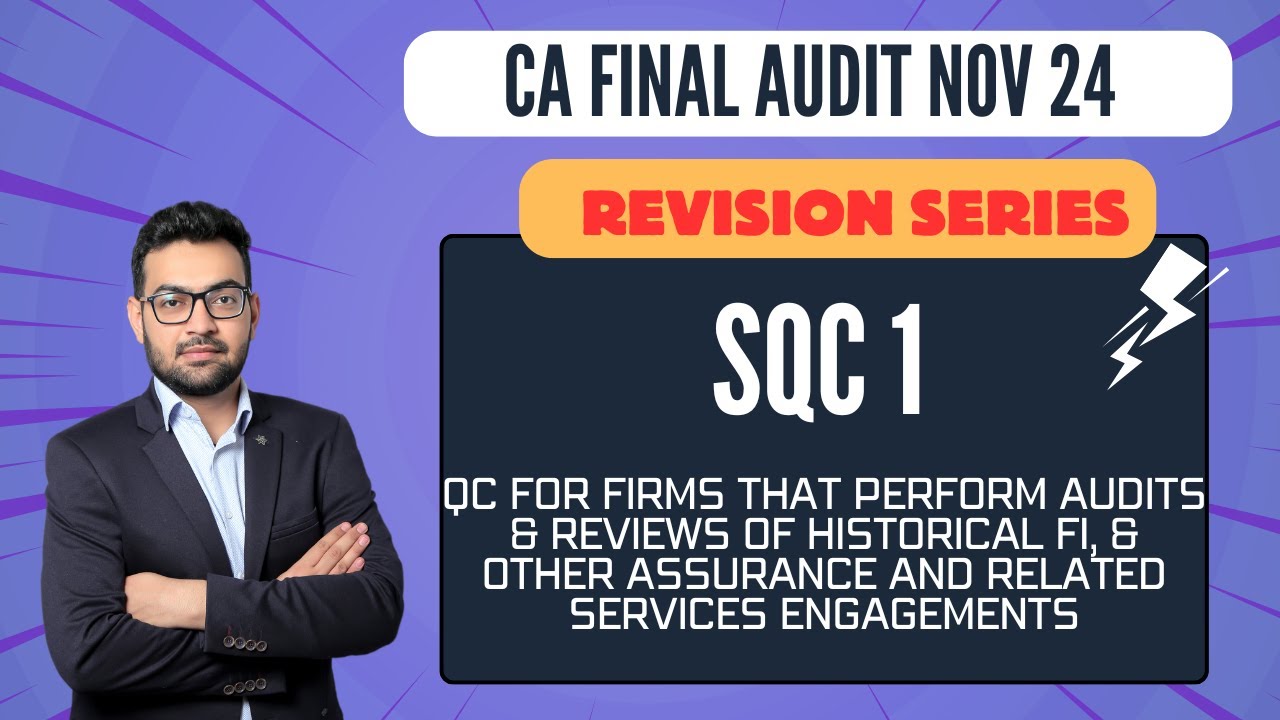 SQC 1 Revision | CA Final Audit Nov 24 Exams | CA Rakesh Sarediya - YouTube