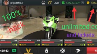 How to hack racing fever moto 100% hack apk screenshot 1