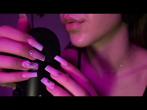 [ASMR - No Talking] Mouth sounds + mic scratching 😴