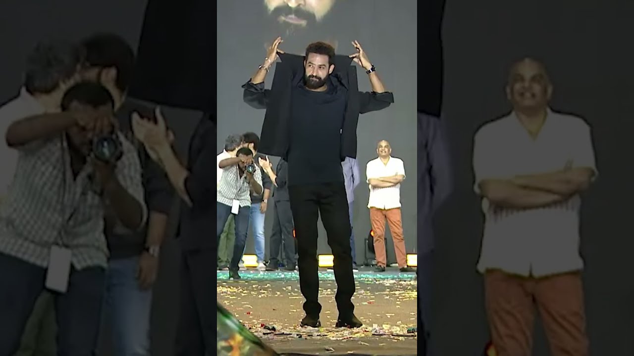 Jr NTR Iconic Collar Raising Goosebumps Moment Jrntr Reels Shorts