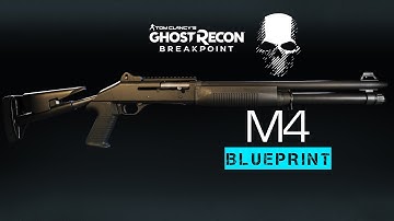 M4 BLUEPRINT | GRB | NOMADS SHOTGUN | RESTRICTED 01 AREA | IN & OUT