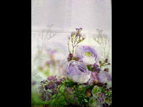Тюль гардина с фоторисунком.