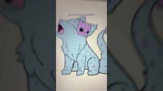 Watch this Adorable Kawaii Wolf Howl at the Moon #kawaiiart #cutewolf #artshorts #akaneink #shorts