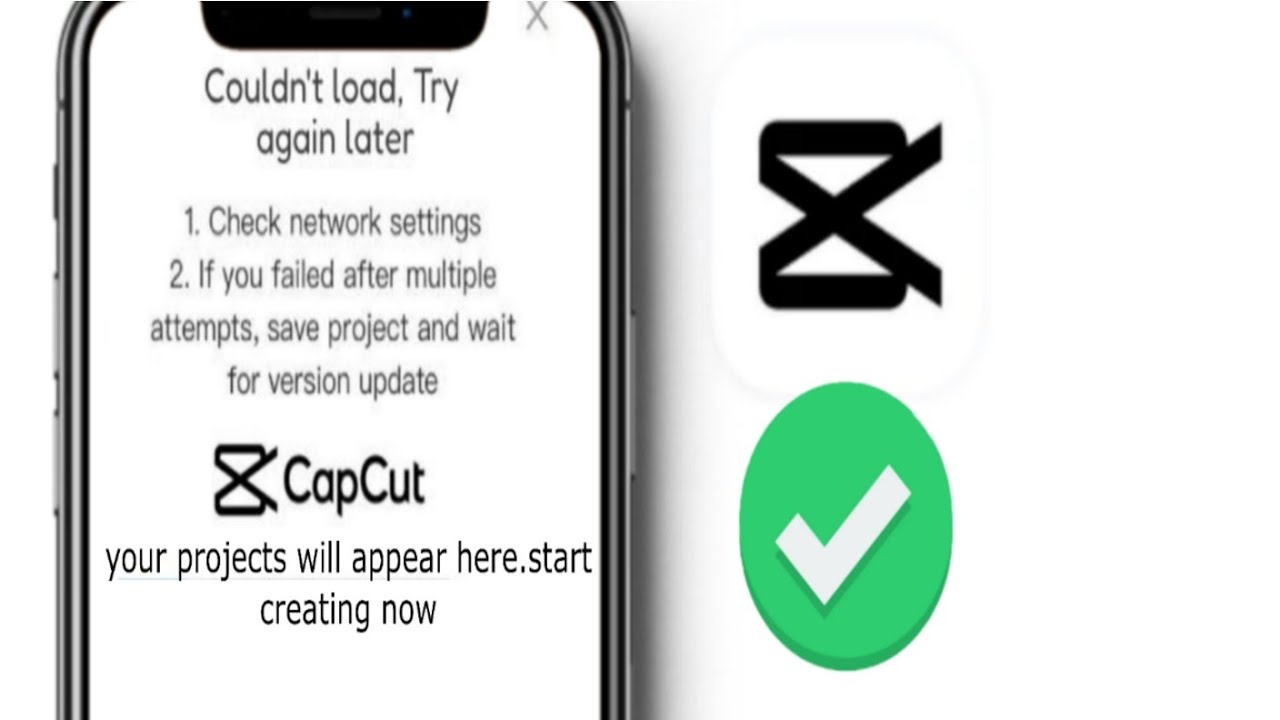 How to Fix Capcut Couldn't load, Try again later Problem 2024 - YouTube