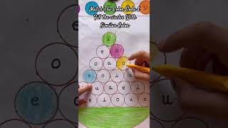 Fill The Circles With The Color Code Above | Language activity | Kids Activity #shorts #youtube