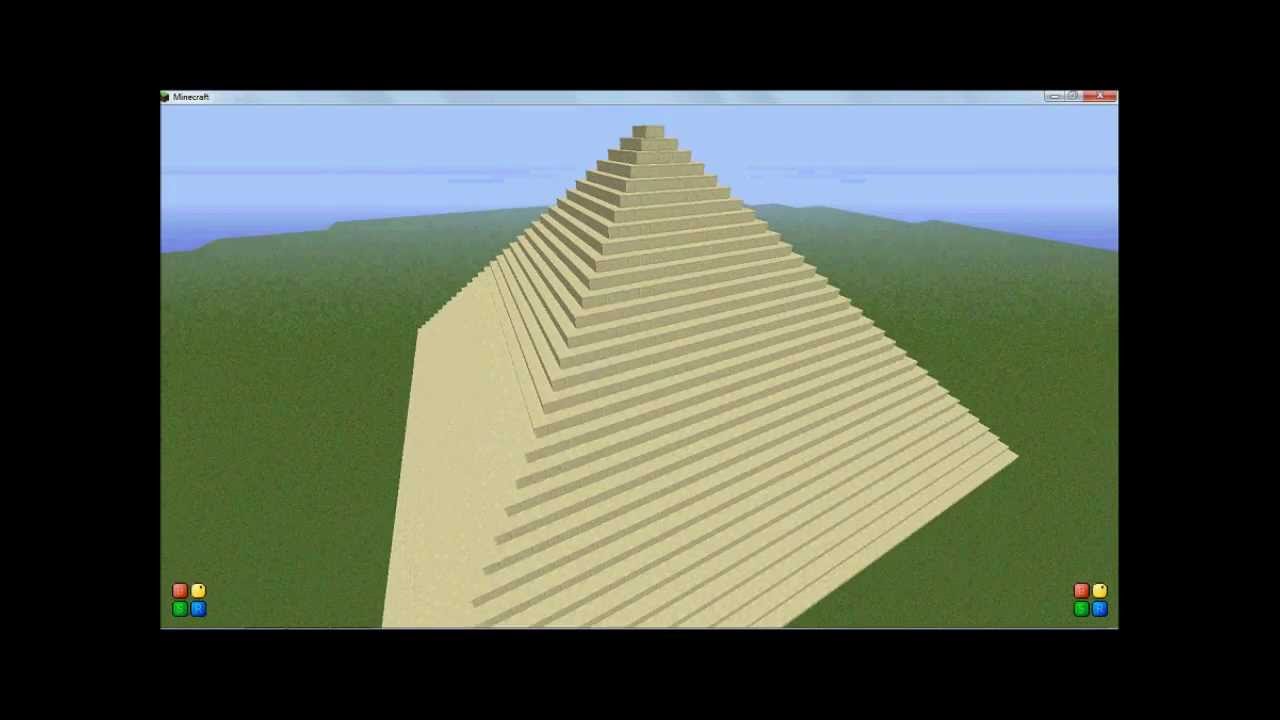 minecraft best creations pyramid 64x64 - YouTube