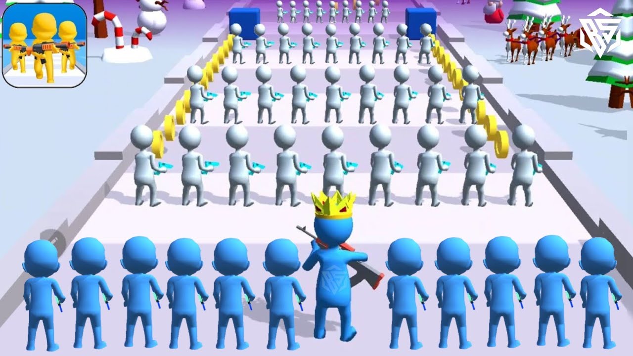 Gun Clash 3D: Battle Friends | Max Level 14 - 22 Gameplay (Android / iOS)