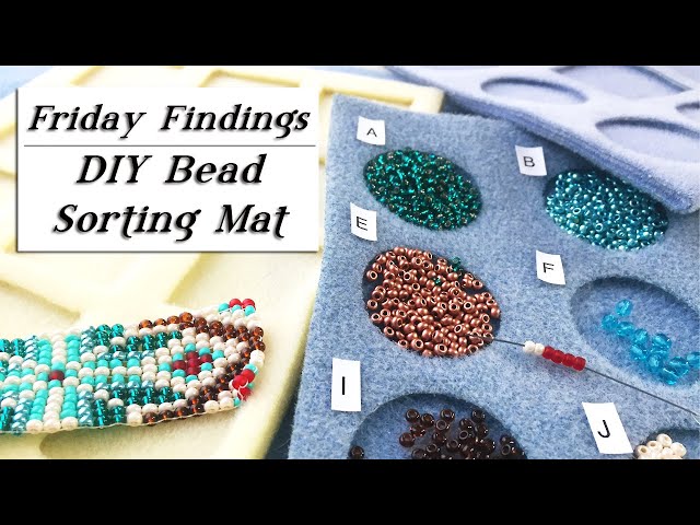 DIY Bead Sorting Mat/Organizer Board 