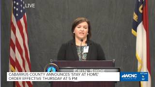 Cabarrus County, NC announces coronavirus 'stay at home' order