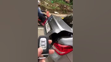 Universal auto start stop keyless entry system engine start alarm system push one-button start