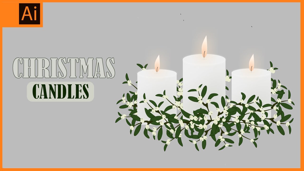 How to make Christmas candles YouTube
