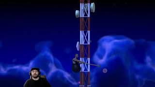 Sonny's REACTION to THE BAD ENDING in Getting Over It with Bennett Foddy
