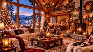 Beautiful Christmas Music for Relaxation🎄Cozy Fireplace & Snowfall ❄️ Soft Piano Christmas Ambience screenshot 5