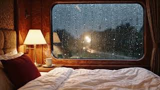 Night Train Cabin Ambience 🚂 Relaxing Rain & Dreamy Lo-Fi Music for Deep Sleep & Relaxation