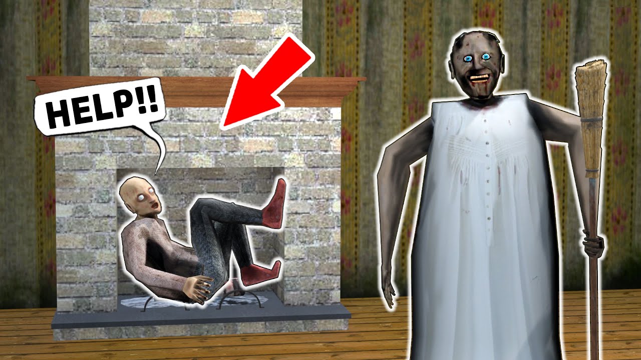 Granny vs Fireplace Cleaning vs Grandpa - funny horror animation parody ...