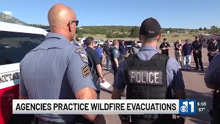 Colorado Springs Wildfire Evacuation Drill