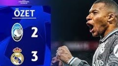 Şampiyonlar Ligi 6.Hafta l Atalanta - Real Madrid (Özet)