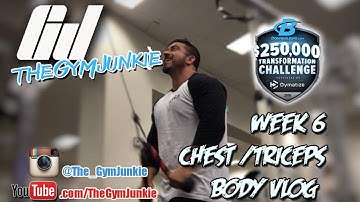 Week #6 Weigh Ins/ Body Vlog - 250k Transformation  Dymatize BodyBuilding.com - #Thegymjunkie