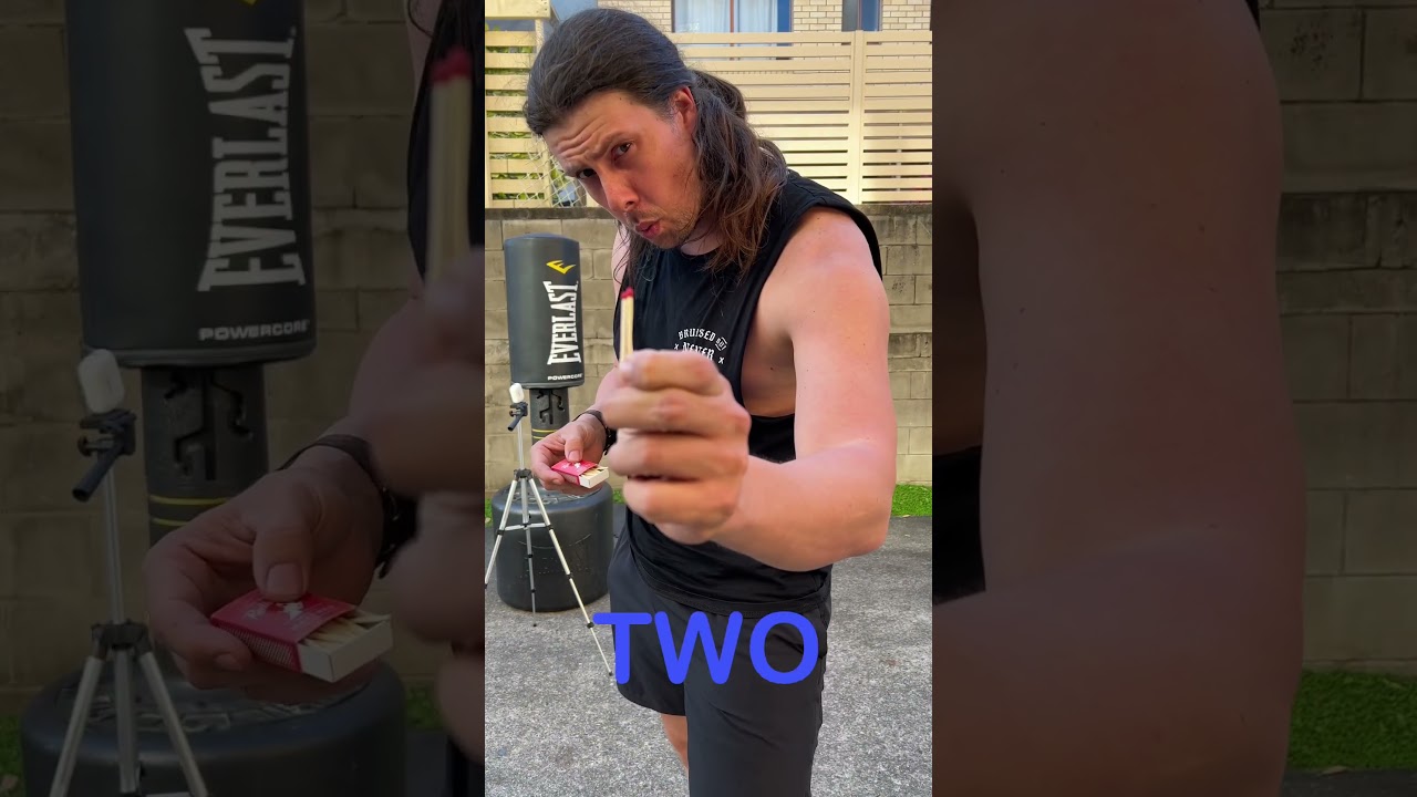 Matchstick Challenge Spinning Hooking Kick 