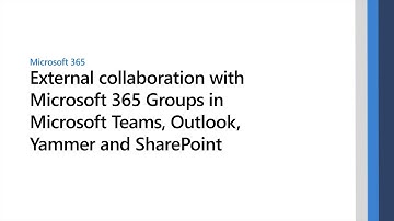 Drive external collaboration for your organization using Microsoft 365 Groups