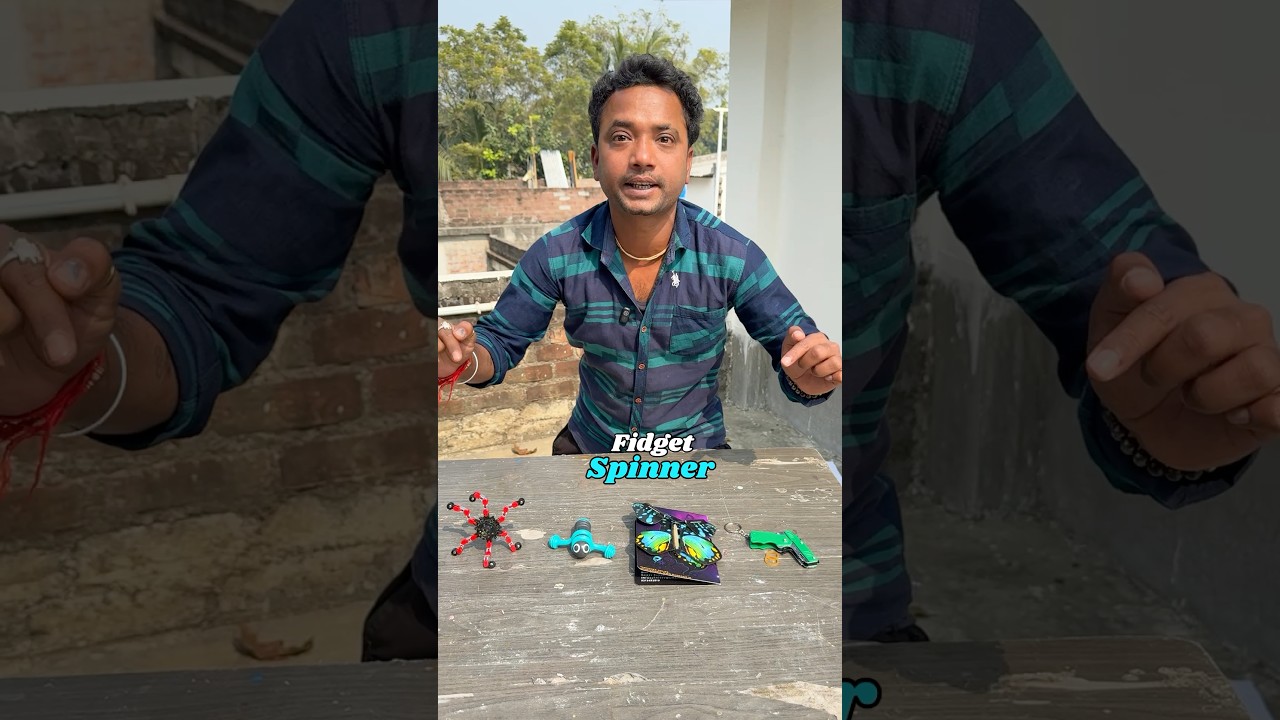 ₹200 Vs ₹1000 fidget spinner 🦋 Bengali mini blog 