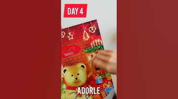 Lindt Teddy advent Calendar day 4 #shorts #day4 #adventcalendar2022 #asmr #satisfying #trending