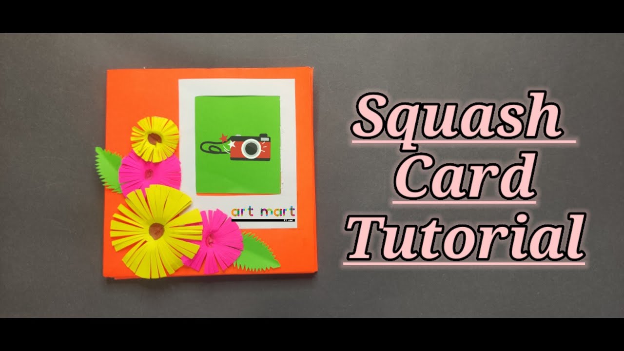 How to make a Squash Card | DIY Greeting Card | Gift Ideas| Scrap Book Pocket