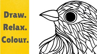 Relaxing Drawing Coloring for beginners Art Therapy for Stress Relief