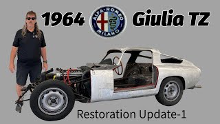 1964 Alfa Romeo Giulia Tz Restoration Update1
