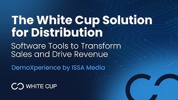 CRM for Distributors - White Cup and DemoXperience | Easy to Use Sales CRM for Distributors