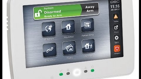 DSC NEO HS2TCHP LCD TOUCH SCREEN KEYPAD