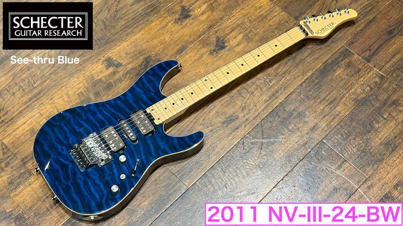 SCHECTER NV-3-24 BLUE/M Schecter Japan Nv3-24-al – Blue – Gooswyn