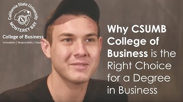 Why CSUMB College of Business is the Right Choice - Interview with Christian Burnham
