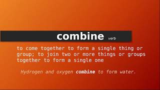 Combining Things Together Is Called