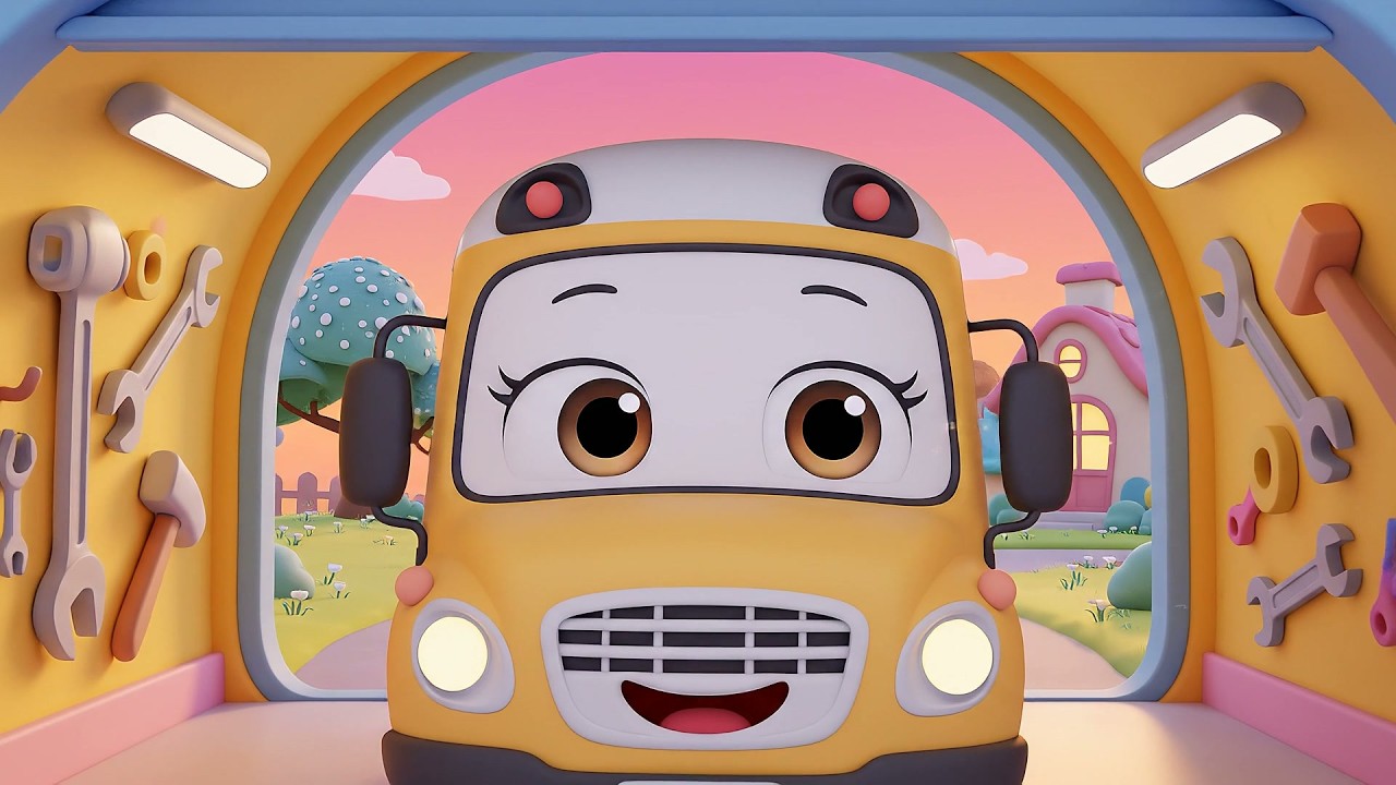 Boo Boo Bus The Funny Bus Goes Beep Beep Boo | Silly Transport Song & Nursery ...