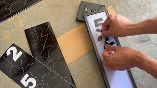 Illumi Solar House Number Kit | Solar House Light With Rod  | 1pack Solar House Light - temu