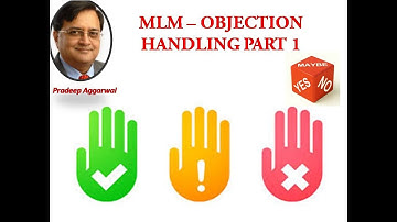 MLM - Objection Handling Part 1? Products Are To Expensive! By Pradeep Aggarwal