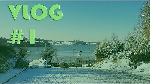 VLOG #1 un jour de neige exceptionnel en Bretagne