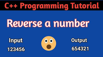 How to reverse a number in c++ | how to reverse a number in c++ using for loop | prime number c++
