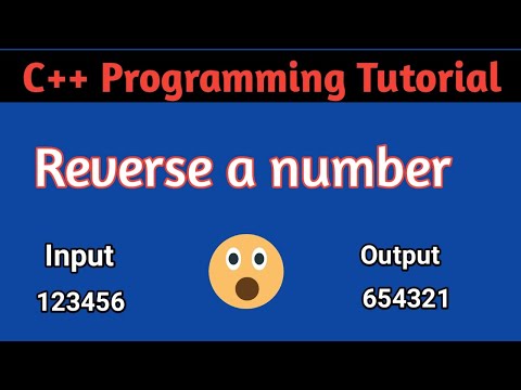 How to reverse a number in c++ | how to reverse a number in c++ using for loop | prime number c++